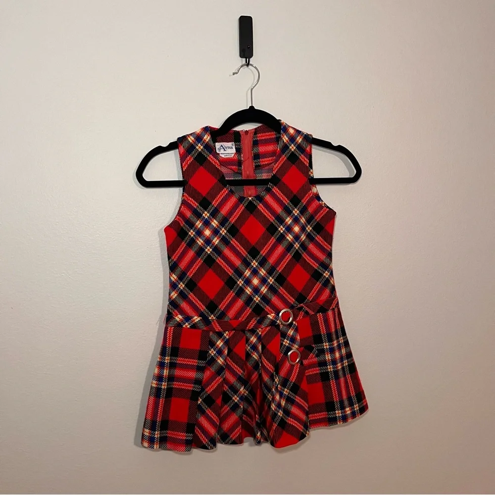Vintage: Alyssa • Red Plain Jumper